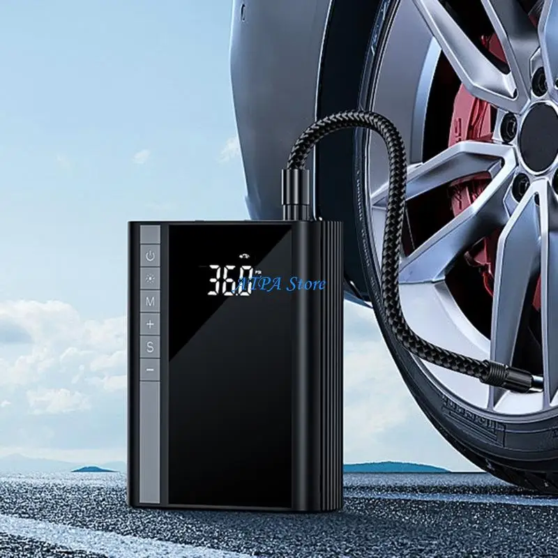 

U13C Портативные воздушные насосы Цифровые автомобильные насосы для накачивания шин Автомобильный воздушный компрессор 80 Вт