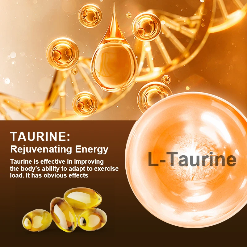 Taurine Capsules Retina Reproductive Immune&Nervous System Health Regulate Heart Rhythm Blood Sugar & Lipids