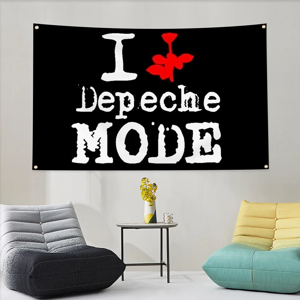 Depeches Tapestry Modes Decorative Flags for Rooms Art Flag to Hang Outdoor Home Decoration Flags and Banners Decor