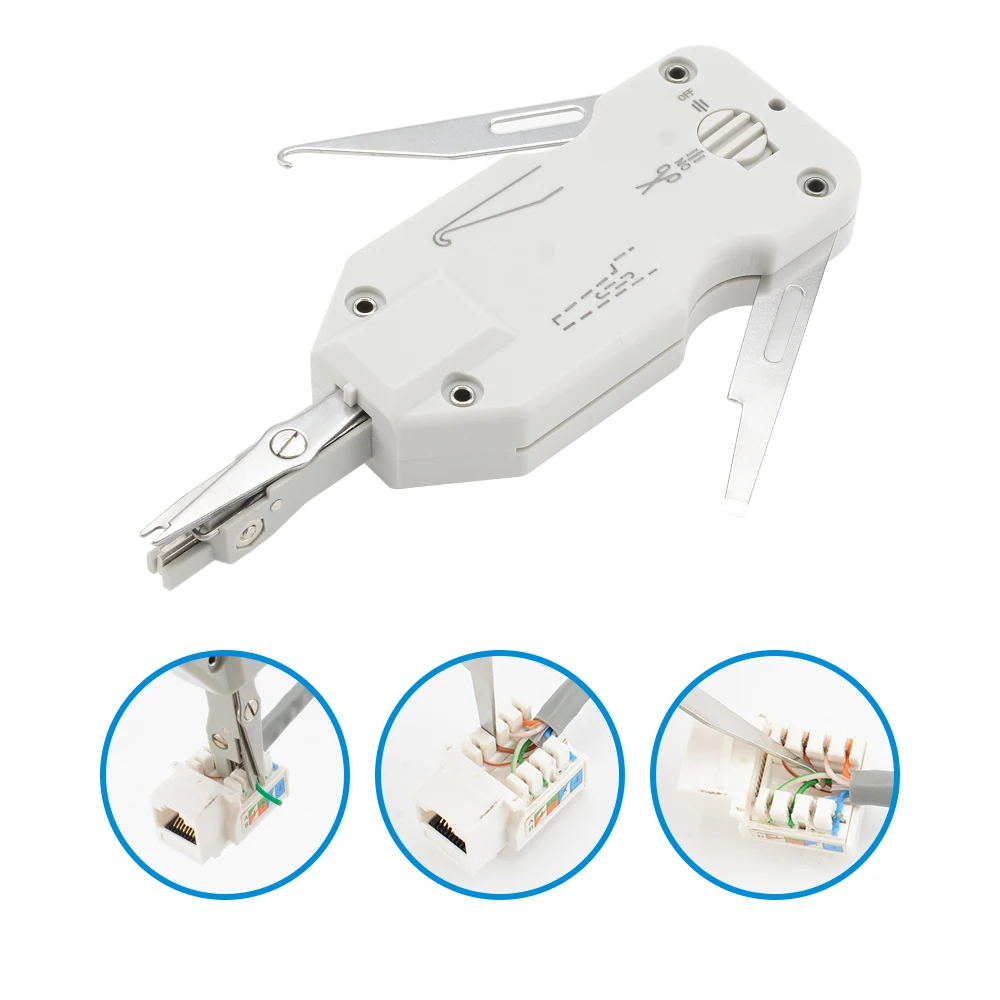 Krone/110 Network Cable Cutter The Module Uses a Network Tool To Impact  Press Cables  Cut Cables