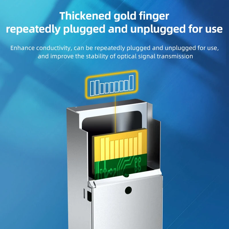 적응형 속도 SM LC/SC SFP 광 모듈, 라우터/스위치 1.25G/10G SFP+ 모듈, Cisco용 BiDi/이중 SFP 광섬유 송수신기