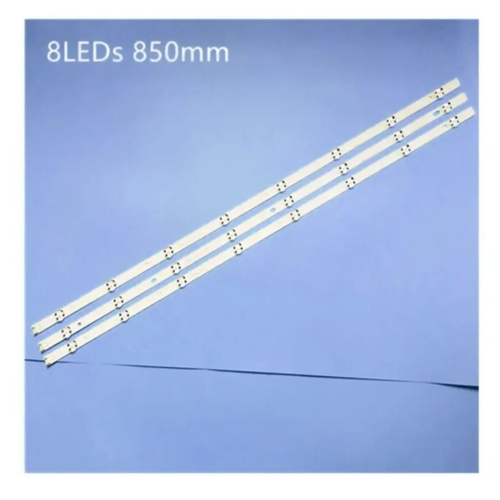 

LED Strip 850mm For LG 43UH6030 43UH603V 43UH6100 43UH610 7 LED Strips Backlight Ruler Straight 43 Inch UHD 1 Bar 24EA Type