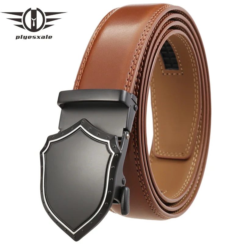 

Famous Brand Belt Men 2024 Top Quality Genuine Luxury Leather Belts for Men Strap Male Metal Automatic Buckle Black Belts B384