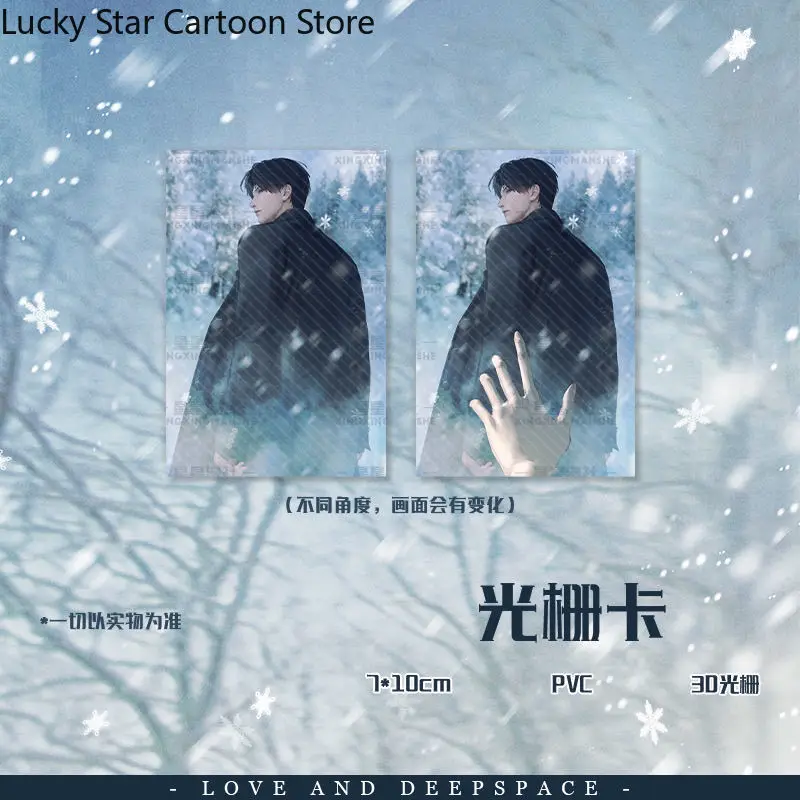 게임 애니메이션 러브 앤 딥스페이스 제인 스노우 러브 테마 코스프레 배지 엽서 폴라로이드 컬러 종이 포스터 컬렉션 피규어 선물