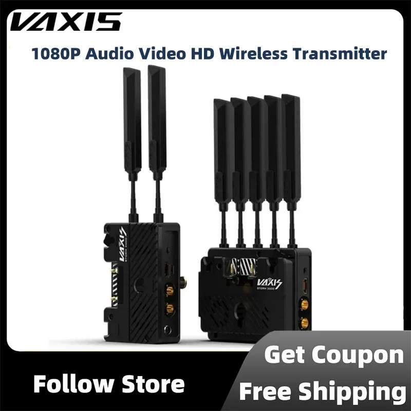 Vaxis Storm 3000 DG DG TX and RX 1080P Wireless Transmission for ARRI RED Camera Audio Video HD Transmitter Receiver