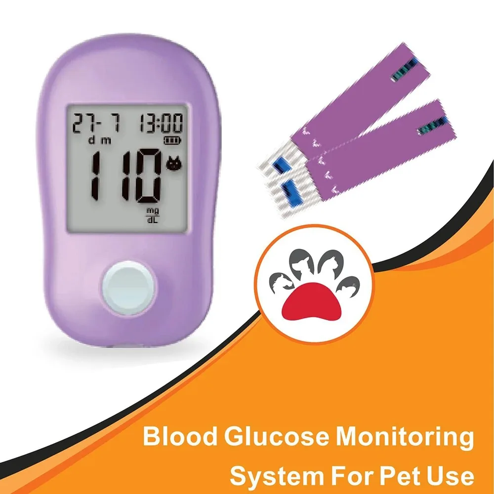 Blood Glucose Meter Blood Glucose Monitoring System For Pet Use Professional Diabetes Management for Pets Accessories Clinic