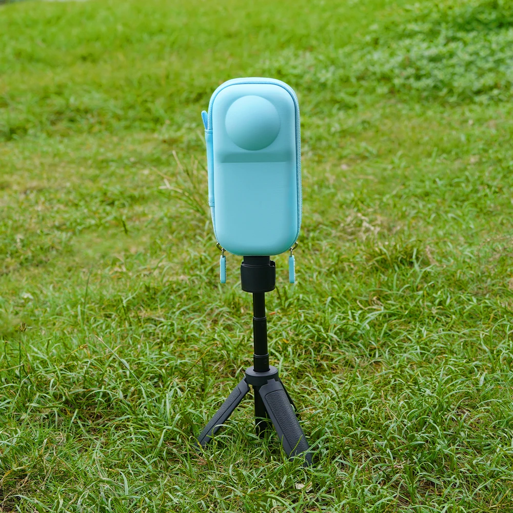 

PU Storage Bag for Insta360 X5 Panoramic Camera Clutch Handbag Handy Carrying Case Luggage Drone Accessories Black Pink