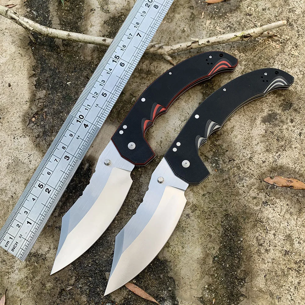 New Large MAYHEM Cold Folding Tactical Knife AUS10 Steel Blade Outdoor Survival Military Hunting Multipurpose Knives EDC Tools