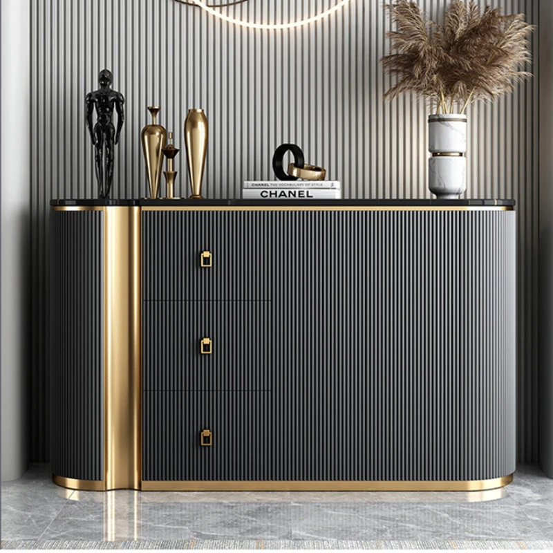 Storage Nordic Cabinets Manmade Board Bathroom Drinks Cabinets Decor Minimalist Sideboard Armadi Da Soggiorno Home Furniture