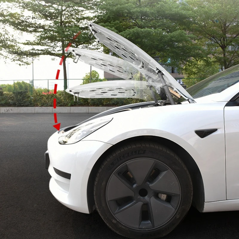 نموذج Y قوة السيارات Frunk ل تسلا نموذج Y 3 هايلاند جديد Y Juniper مقاوم للماء بوابة أمامية كهربائية رافعة تلقائية إغلاق