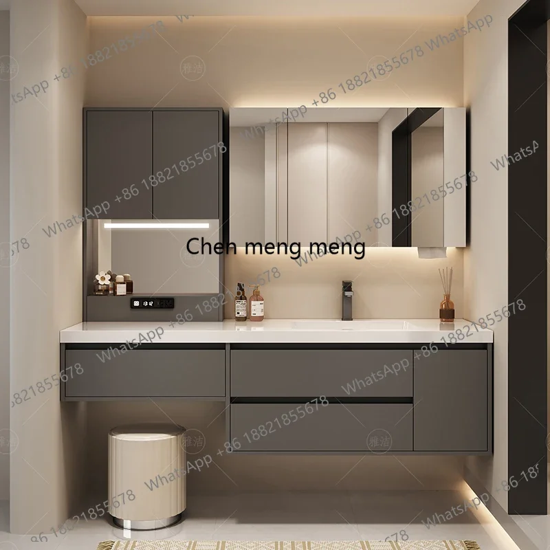 G153 Display Modern Bathroom Cabinet Partitions Trendy Decorations Sink Cupboard Space Saver Display Archivadores Room Furniture