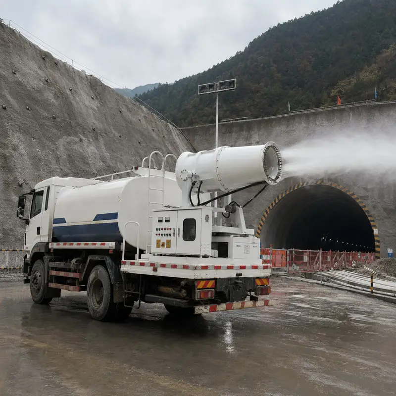 Portable Water Fog Cannon High Pressure Mist Dust Sprayer Customized for Demolition Site Dust Suppression and Cooling