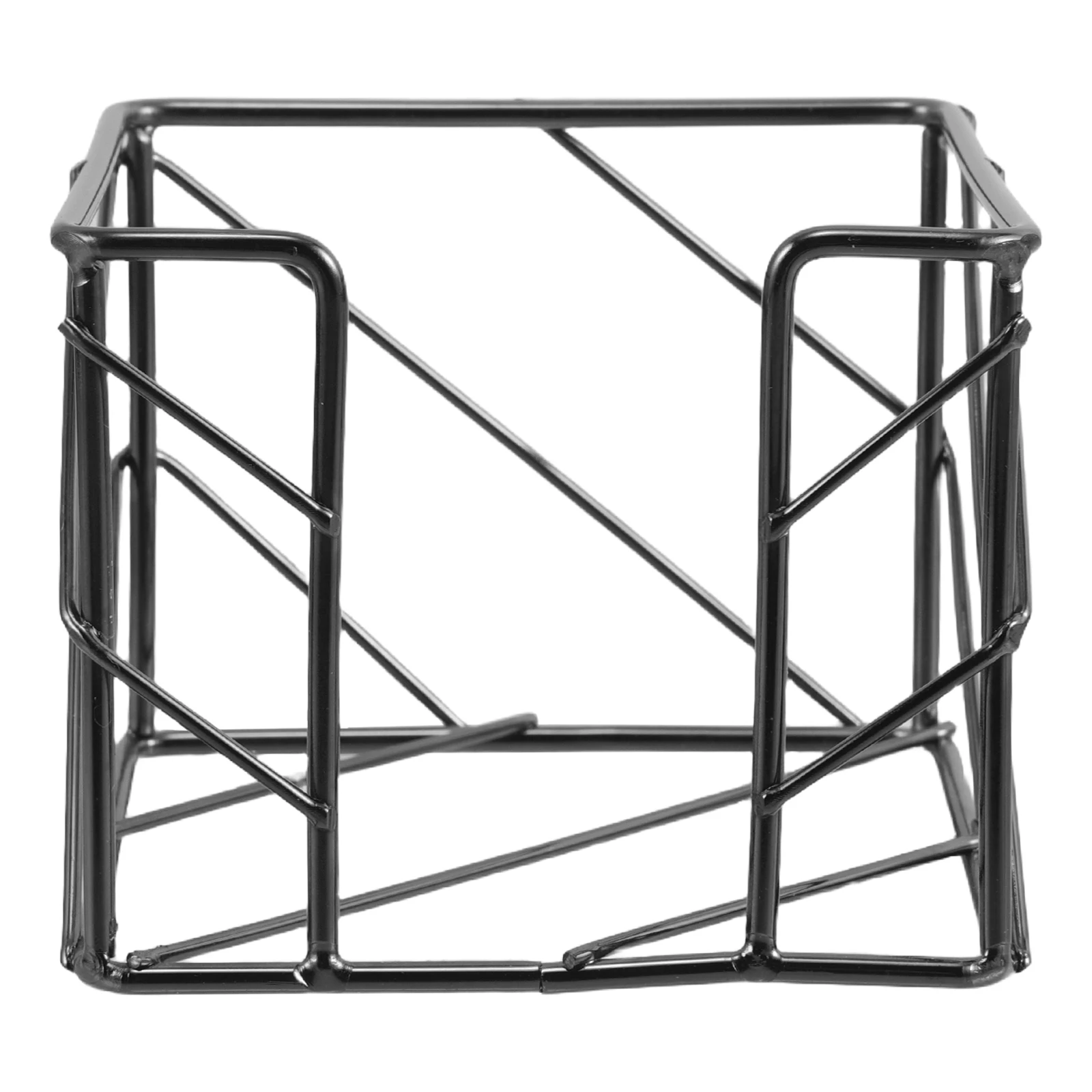 

Storage Rack Black Iron Wire Organizer Memo Holder for Desk Dispenser Post Metal Cube Office