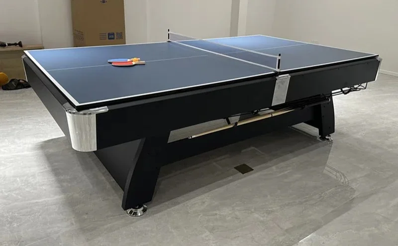 Pool table Household standard American black eight indoor pool table Adult