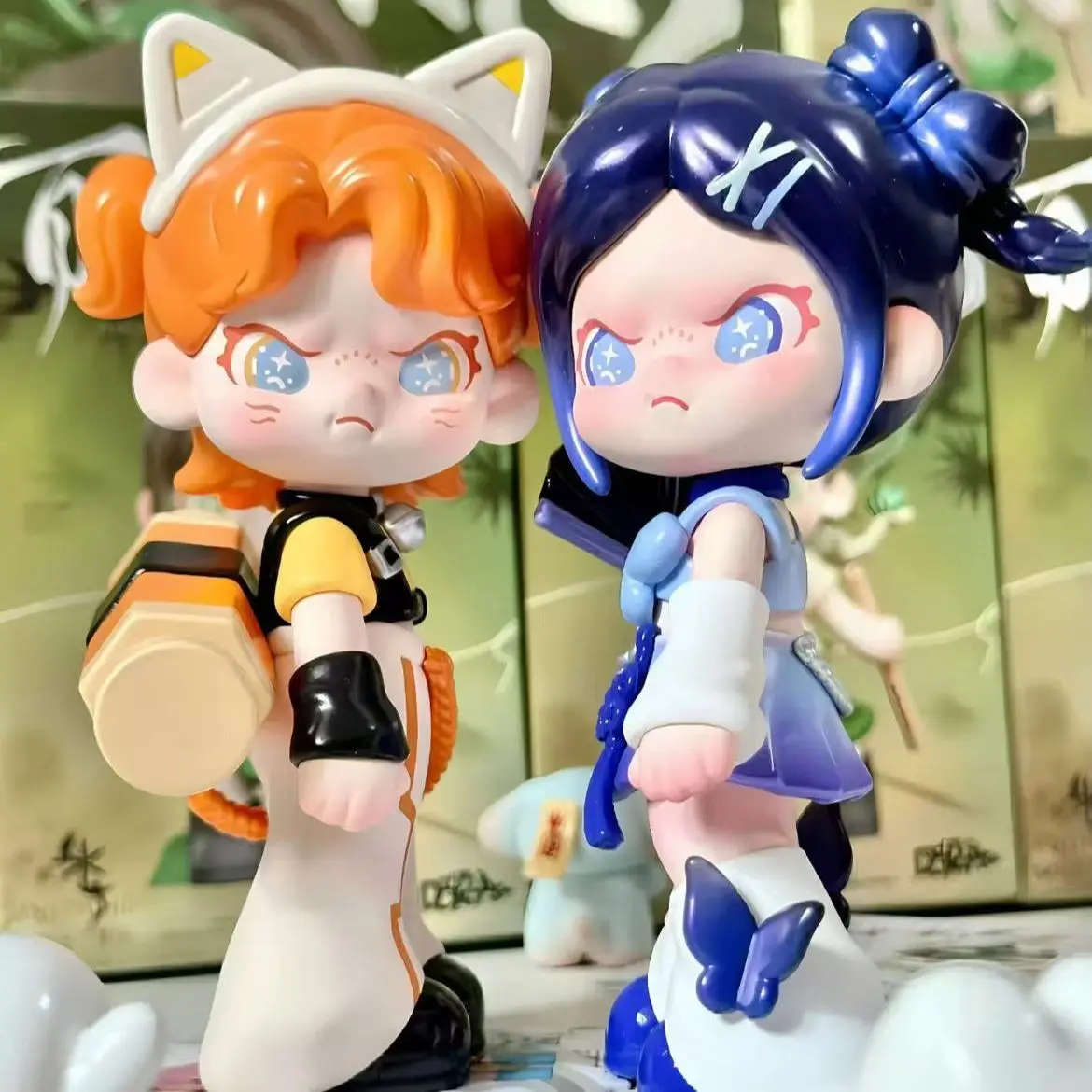 DORA No Taboo-serie vijf generatie blinde doos trendy pop ornament internet beroemdheid handgemaakte collectie auto ornament cadeau