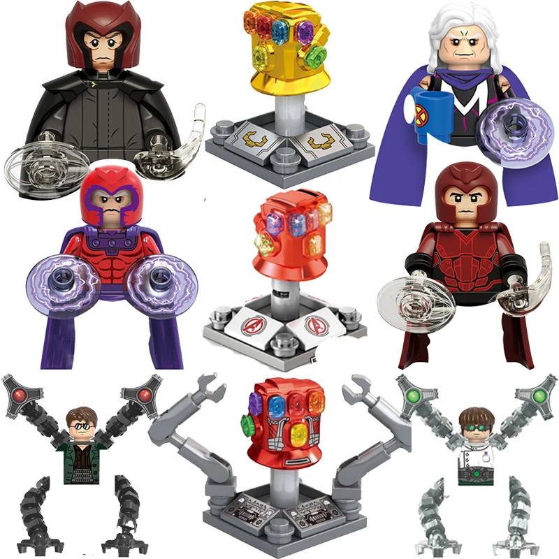 Magneto Blocks Bricks TV5001-5050 Doctor Octopus For Toys Gifts New Mini Action Figures Children Building Blocks For Party Gifts