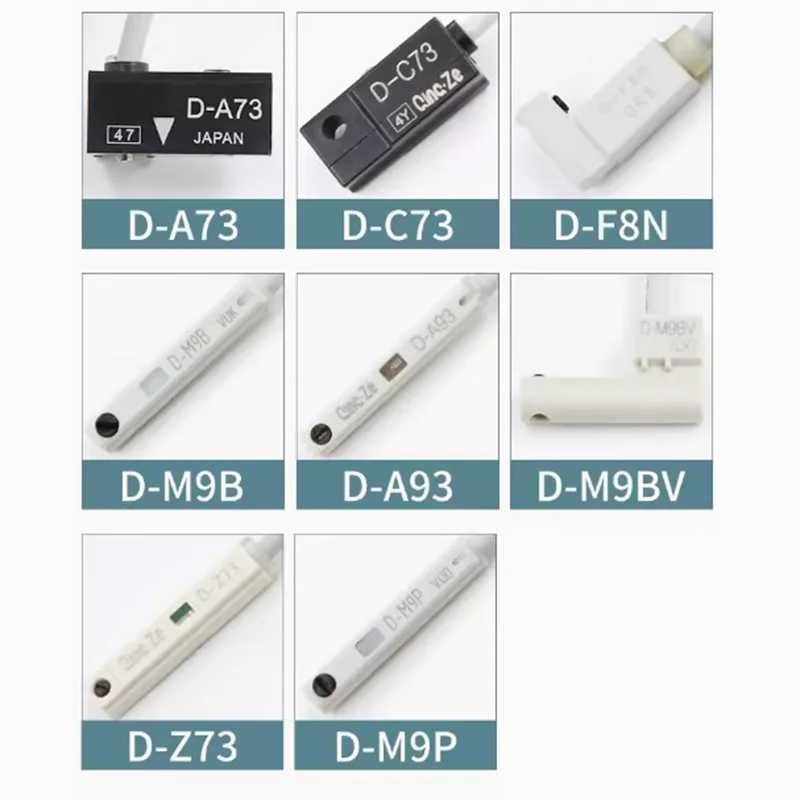 Air Cylinder Pneumatic Proximity Switch D-A93 D-Z73 D-A73 D-C73 D-A54 CS1-F CS1-U CS1-J CS1-G Sensor Magnetic Reed Switche