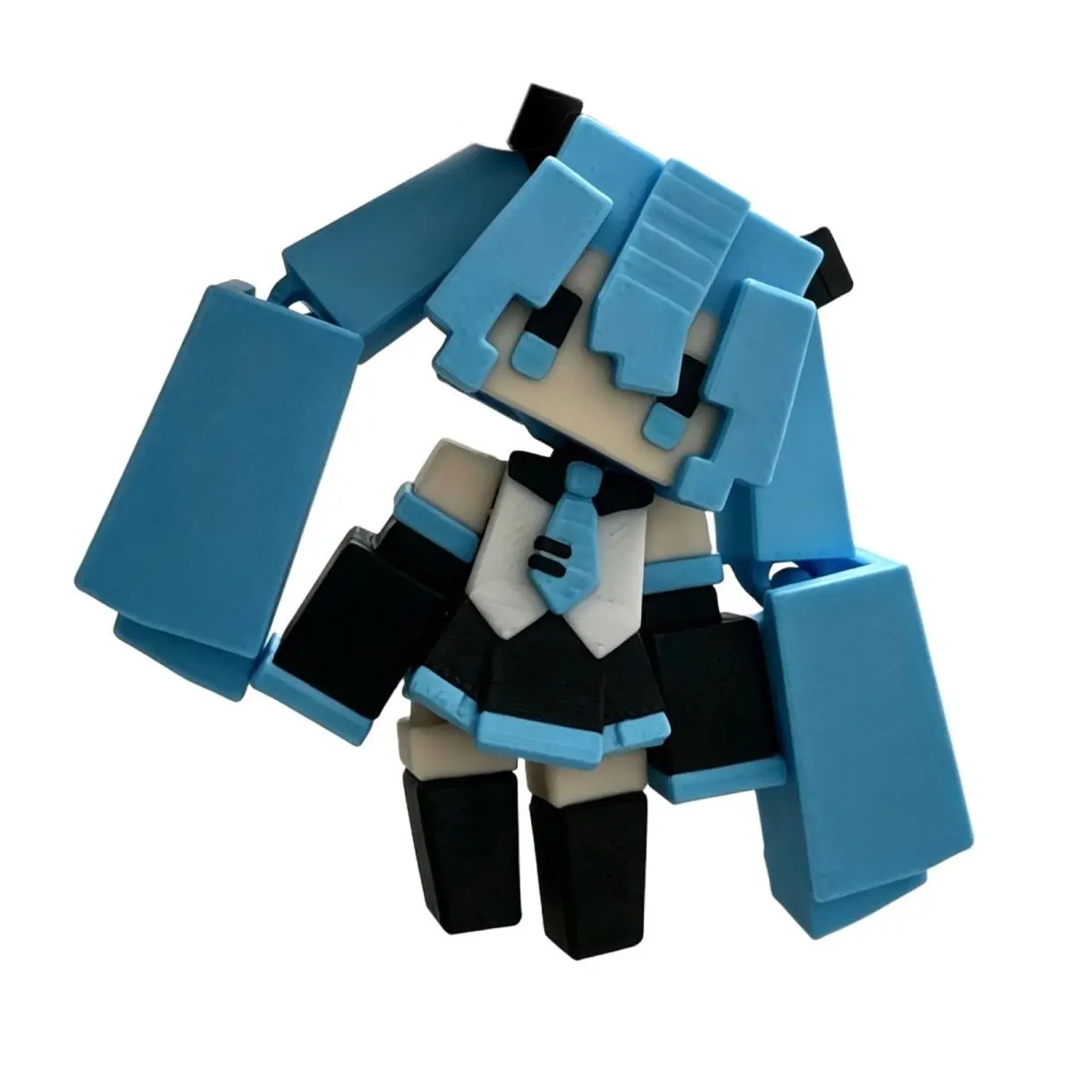 Anime Hatsune Miku Block-Anhänger Taschenanhänger Schlüsselanhänger für Rucksack-Deko Fangeschenk – Detail 4