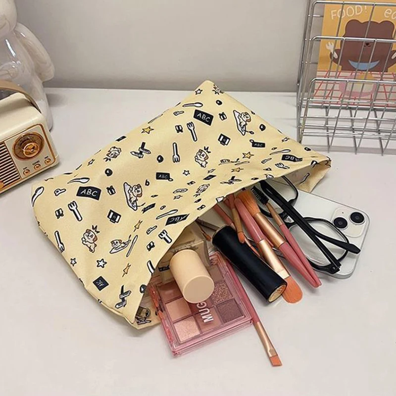 Sanrio Hello Kitty Dames Cosmetische Zakken Grote Capaciteit Opbergtas Reizen Draagbare Clutch Toilettas Etui Meisje Cadeau