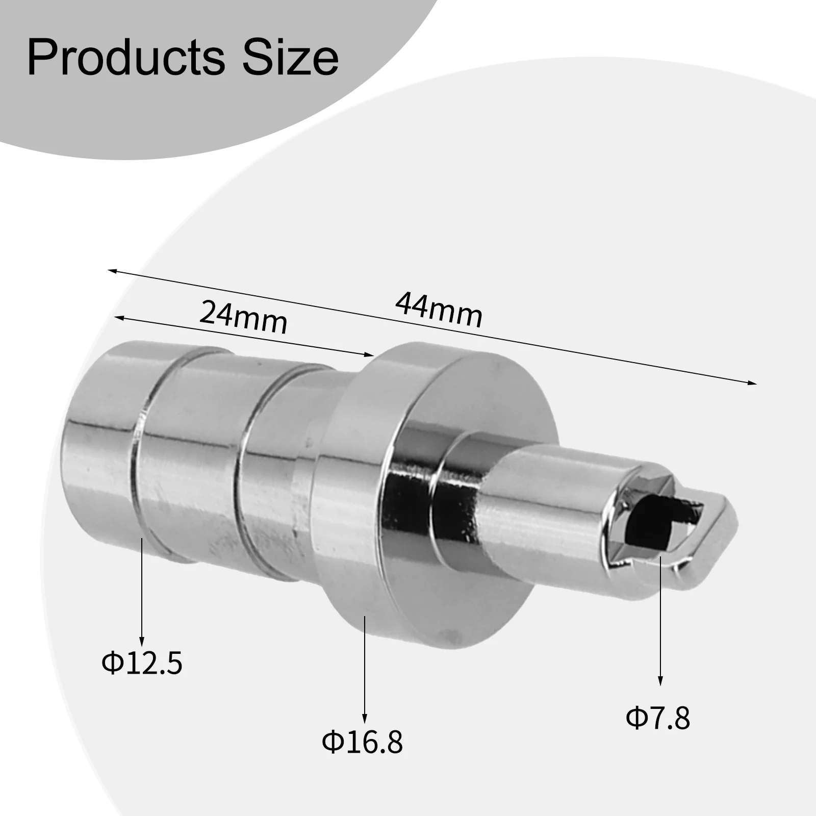 Practical Diving Scuba Diving One Way Valve Connector Scuba Diving Chrome Plated Copper Inflator Nozzle Valves