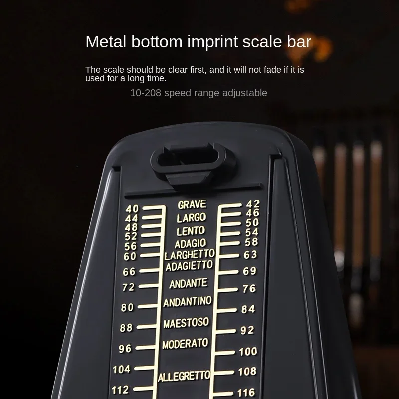 Mechanical metronomes are universal for musical instruments