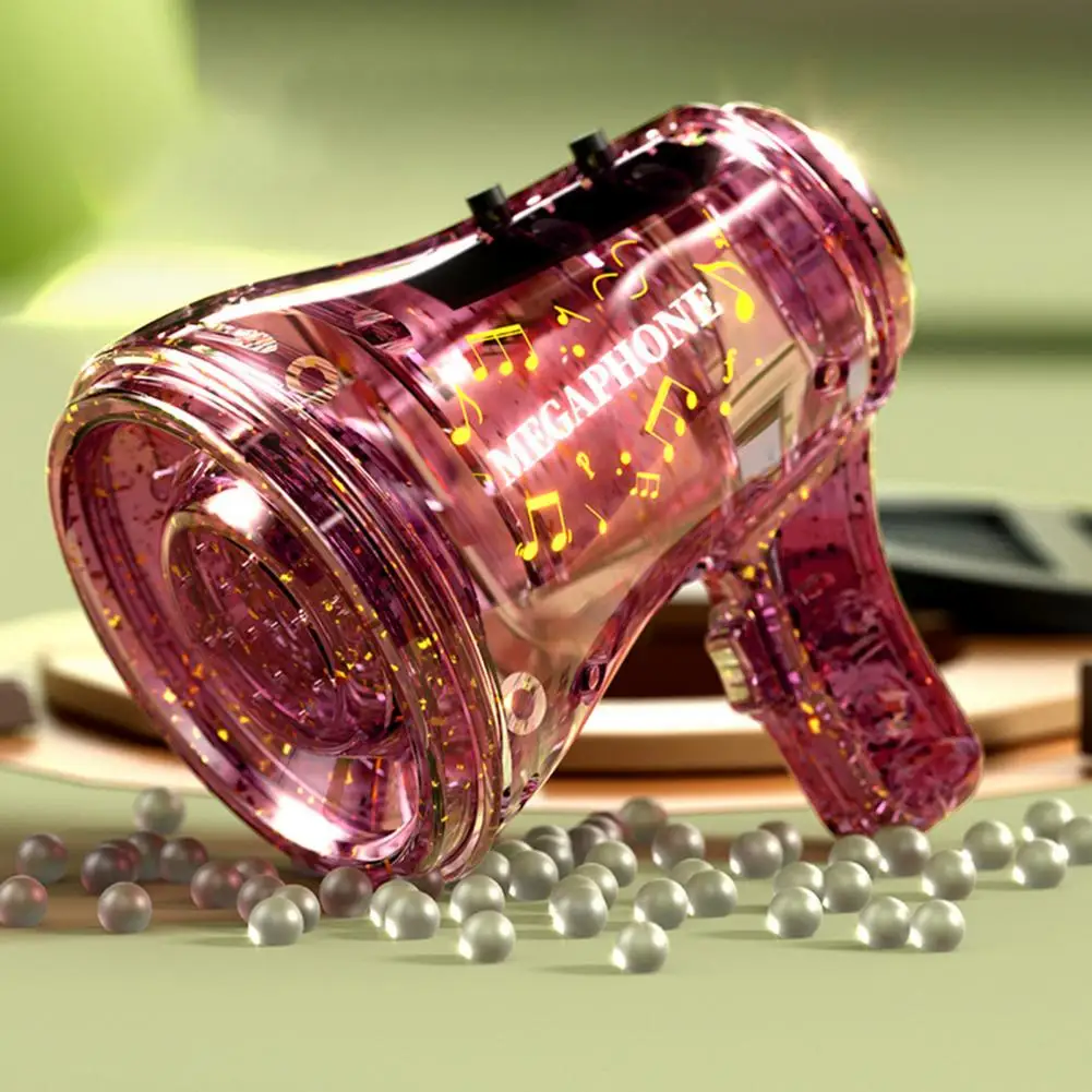 Mini Speaker Keychain Mini Horn Keychain Recordable Handheld Speaker Music Player Bag Pendants Voice for Parties for Kids