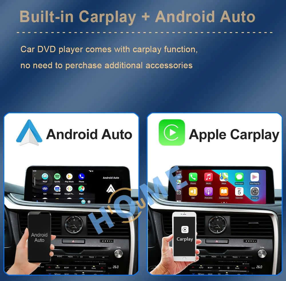 DVD Player Android 12 128G Carplay Auto For Lexus RX RX200t Rx300 Rx350 Rx450h RX400h RX350L Car Radio GPS Navigation Multimedia