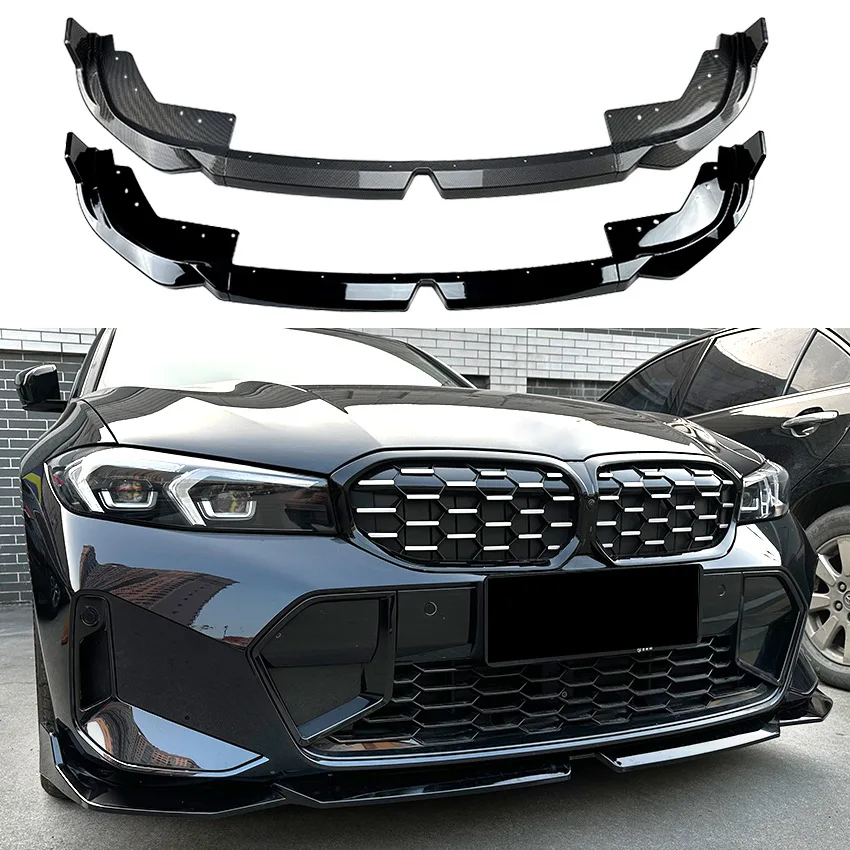 

Car Accessories Front Bumper Lip Splitter Spoiler Canards Diffuser Cover For BMW 3 Series G20 LCI M Sport 320i 325i 2023+MP