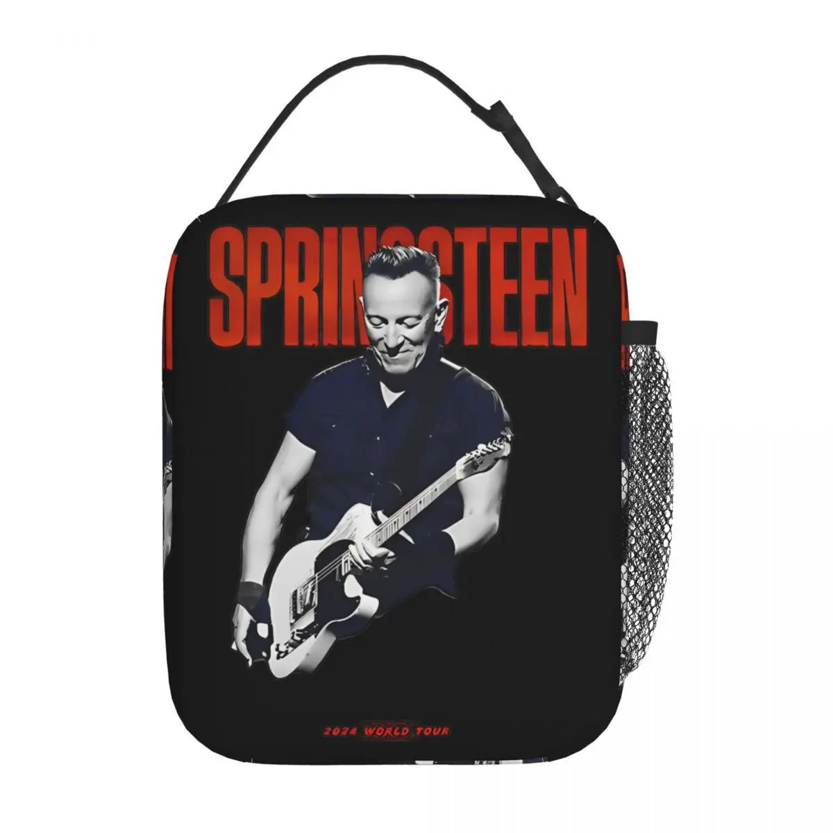 Lunch Boxes Bruce Springsteens The Boss Rock Music 2024 World Tour Merch Food Box Harajuku Thermal Cooler Lunch Box For School