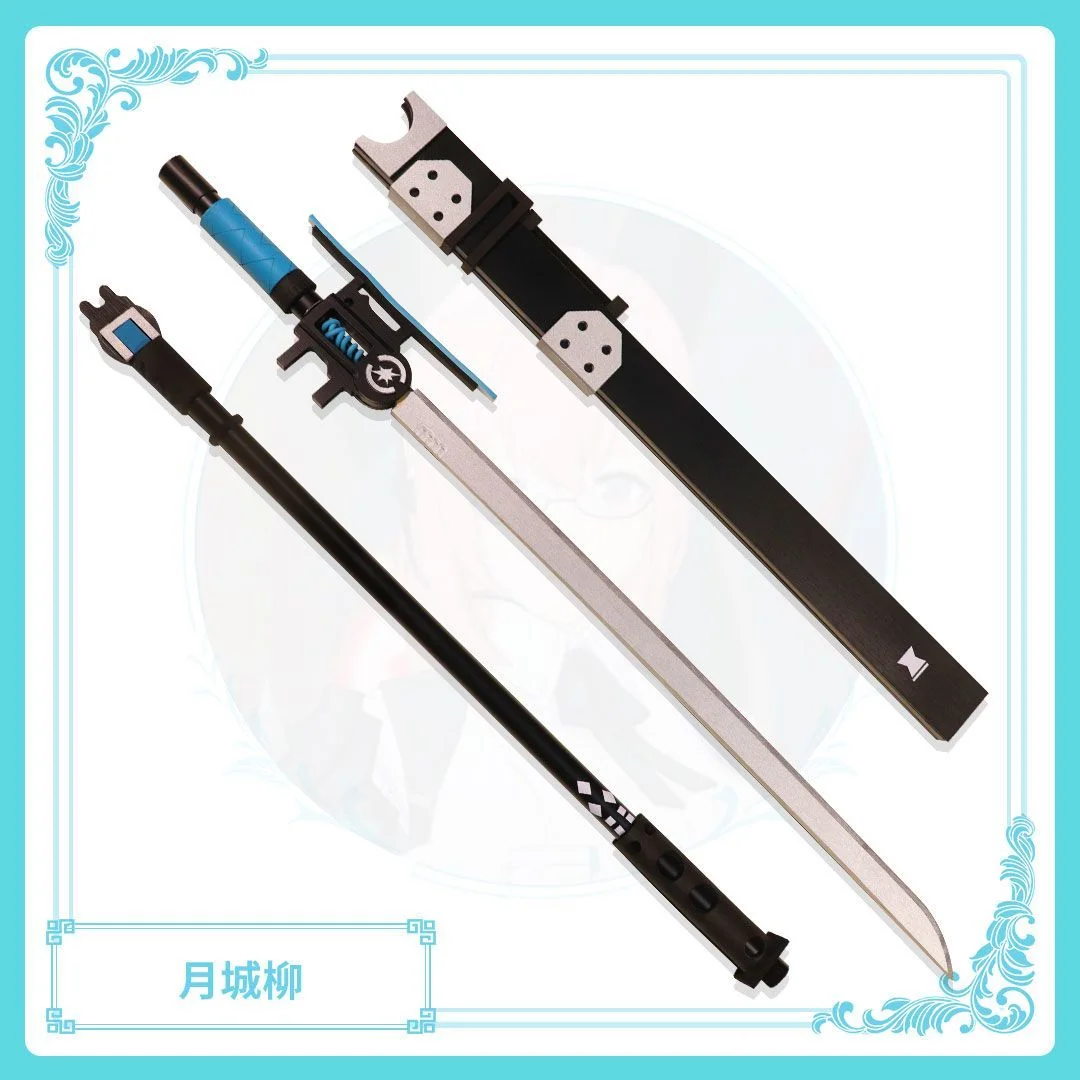 Tsukishiro Yanagi Cosplay Kostuum Rekwisieten Spel Zenless Zone Zero Cosplay Wapen Mes Halloween Kerstfeest Speel Werknemer Toegang
