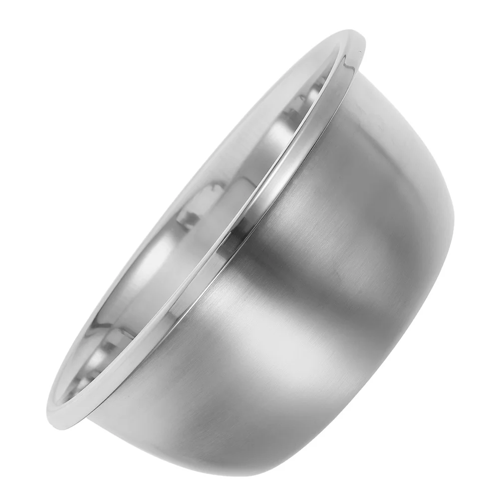 

Stainless Steel Bowl 20Cm Round Multifunctional Kitchen Mixing Baking Serving Salad Fruit Soup Storage Household Metal