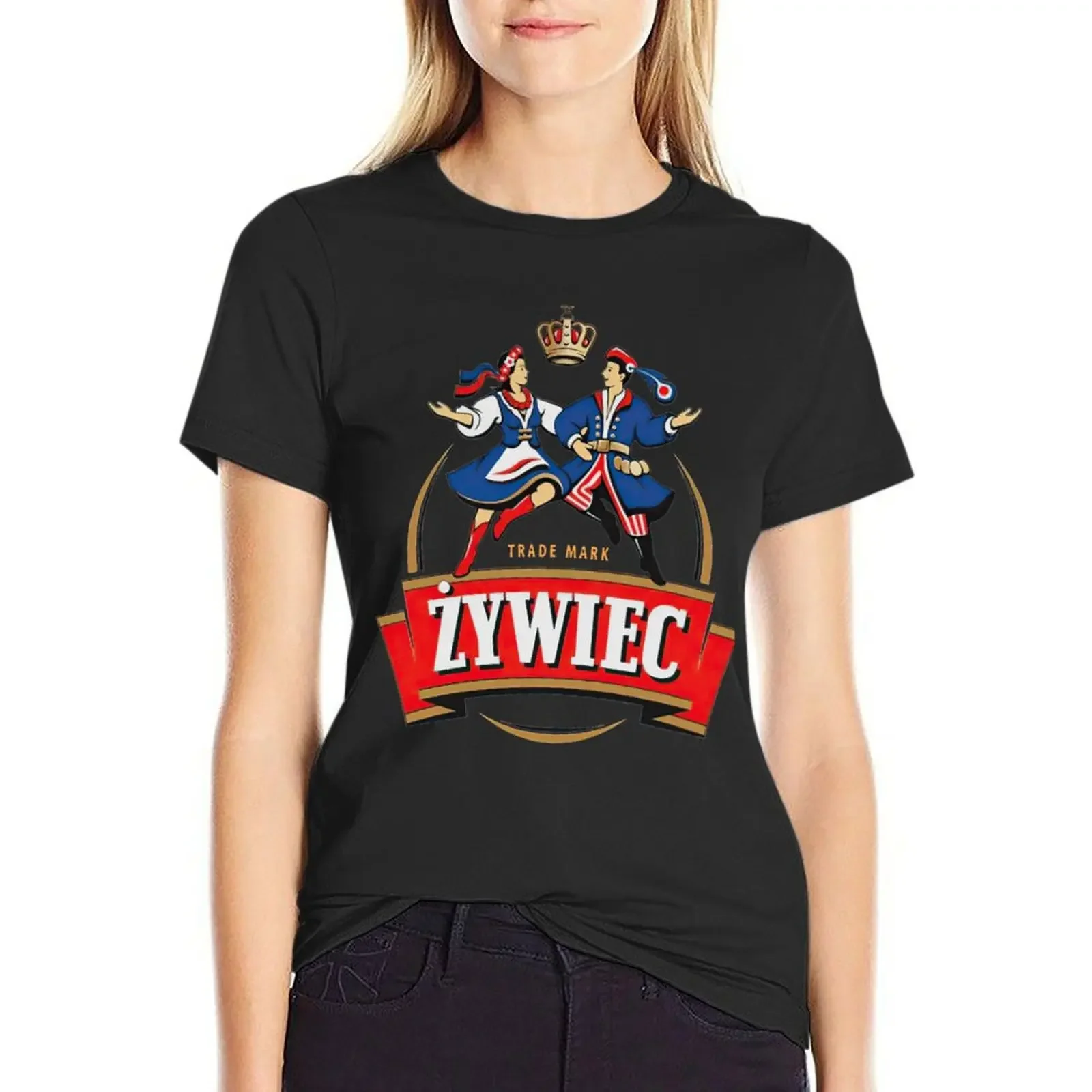 

Vintage Zywiec Beer T-Shirt customizeds cute clothes Female clothing plus size tops t-shirt dress for Women plus size sexy