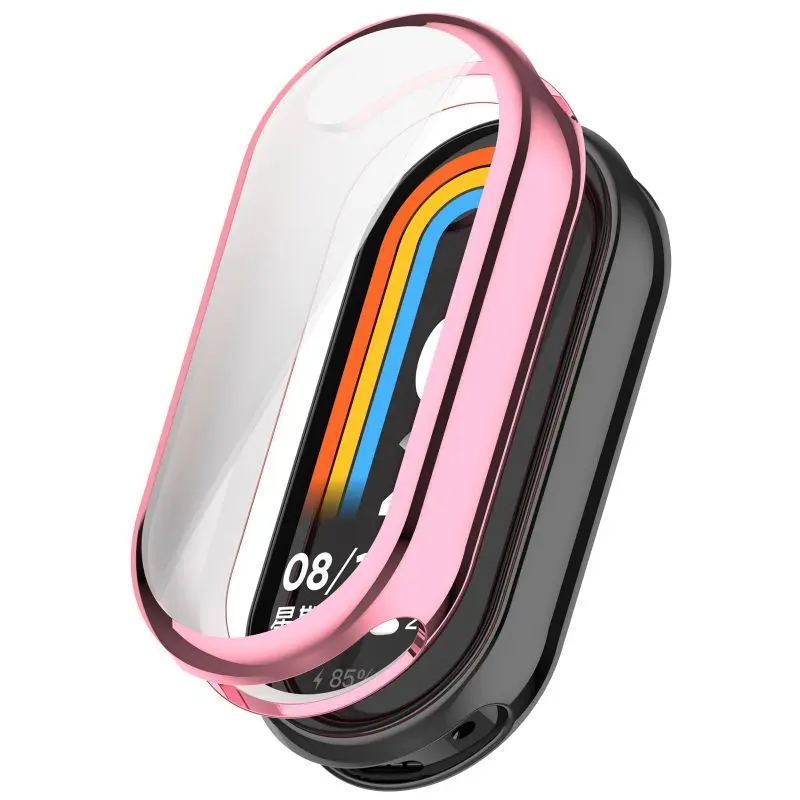 Volledige Hoes Voor Xiaomi Mi Band9 8 Screen Protec Mi Band 8 9 Nfc Screen Protector Beschermhoes Horloge Casefor Mi Band8 9