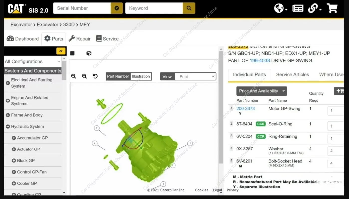 

2026 Онлайн-версия для CAT SIS 2.0