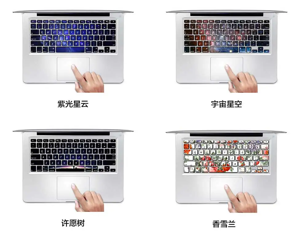 Pre-cut Keyboard Key Stickers Cover For Thinkpad X1 Carbon 2024 2025 Gen 12 13 Z13 Gen 1 2 L14 Gen 5(US Version)