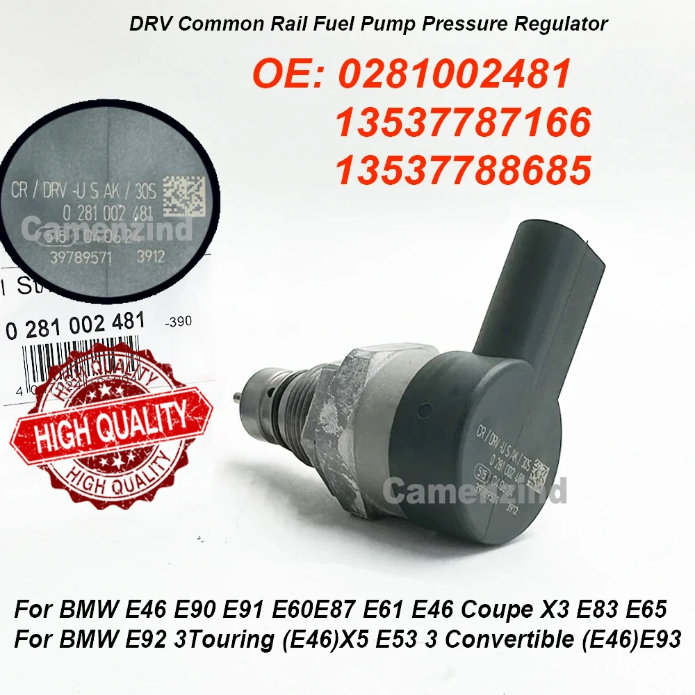 

0281002481 13537788685 13537805733 13537787166 Diesel Fuel Pressure Regulator For BMW 1 3 5 7 SERIES X3 X5 E87 E90 0281002494