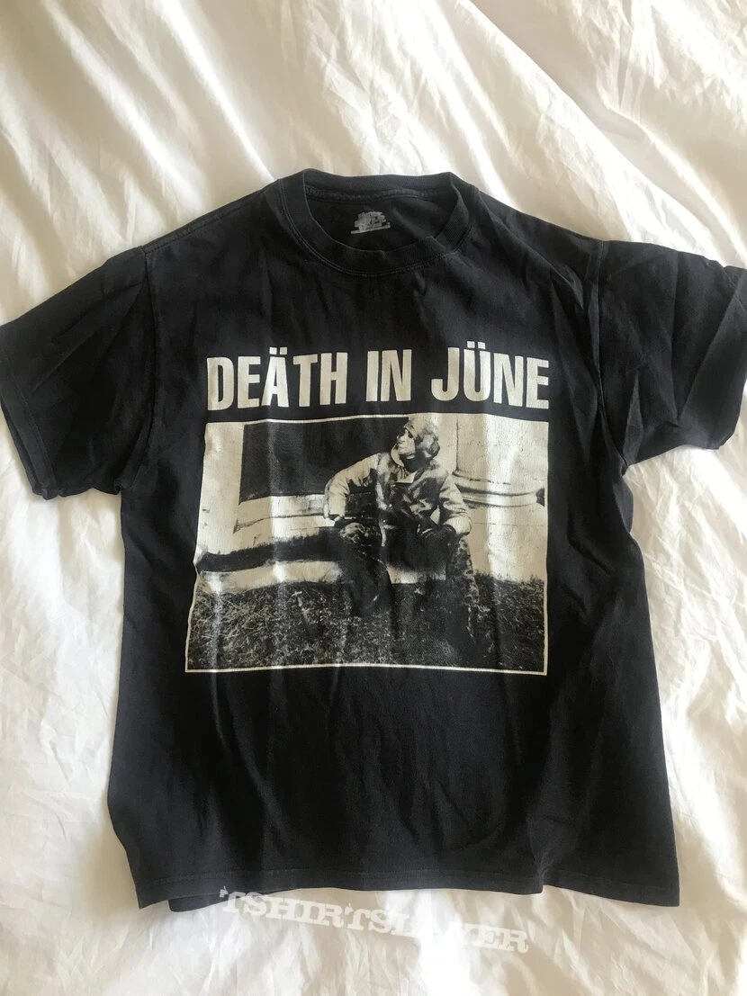 

American 90s Remake Death June Band Retro Style Black T-Shirt Summer New Retro Fashion Men's and Women's Streetwear