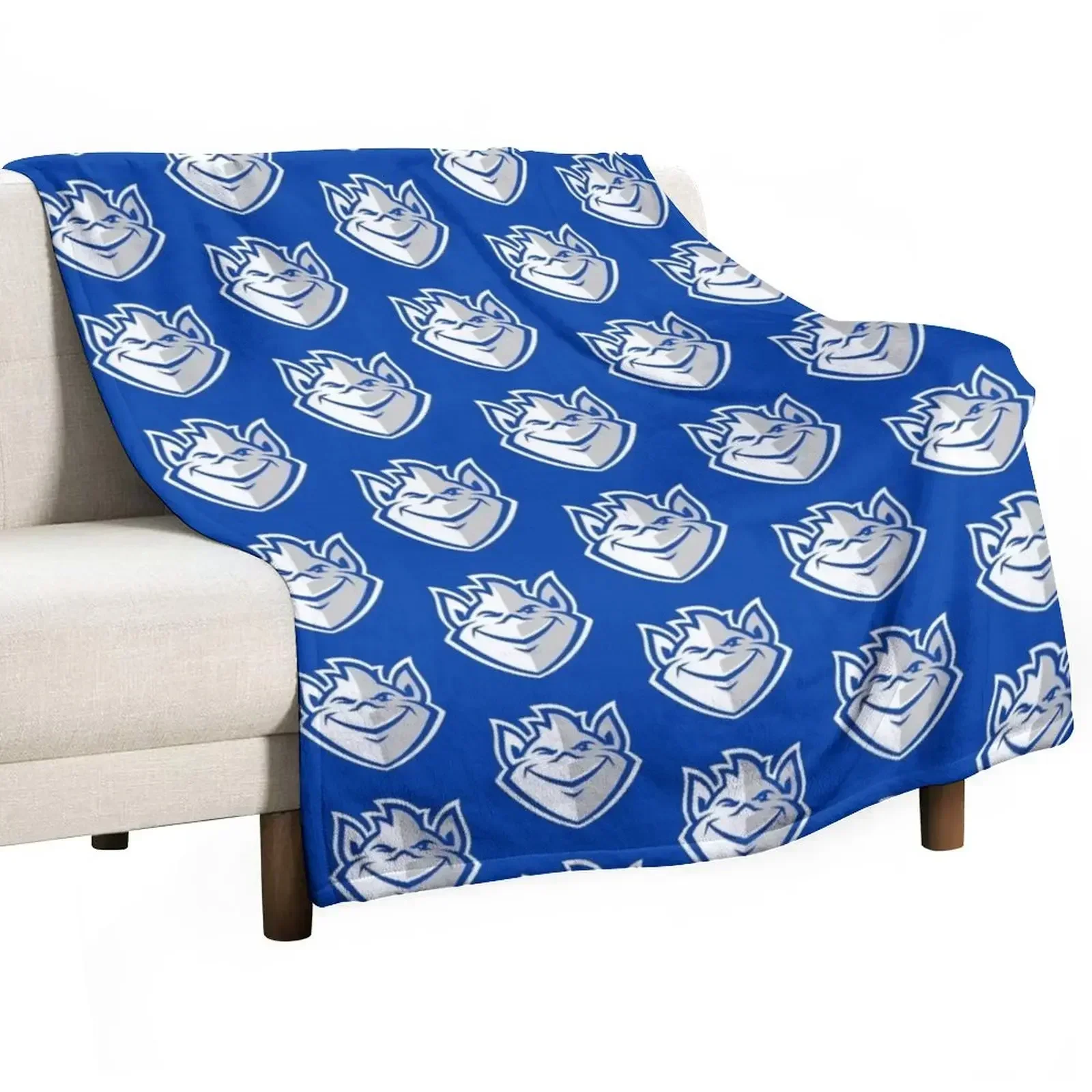 

Original Logo Saint Louis Billikens Throw Blanket decorative Soft Plaid manga Blankets