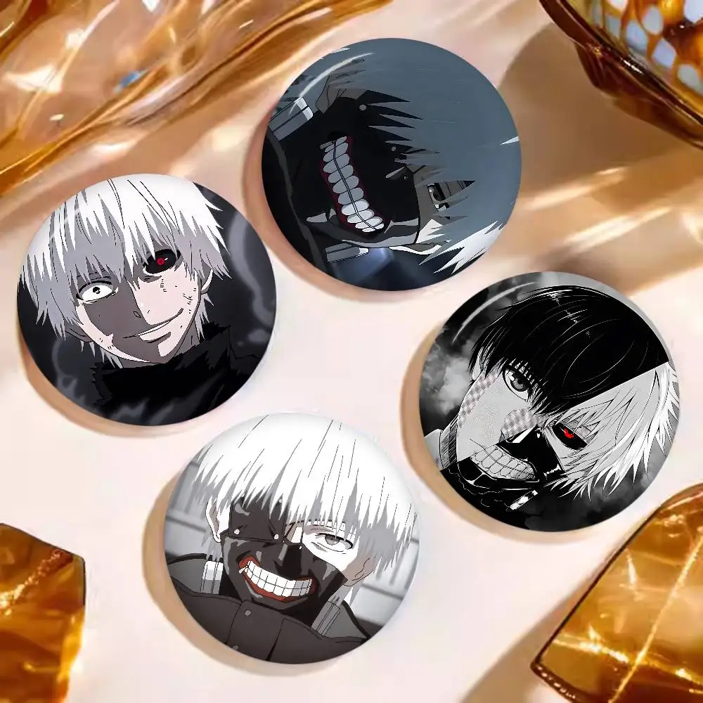Anime Tokyo Ghoul Kaneki Ken New Brooches Soft Button Pin Funny Silly Gnarpy on A Skateboard Meme Badge Gamer Collection Gifts