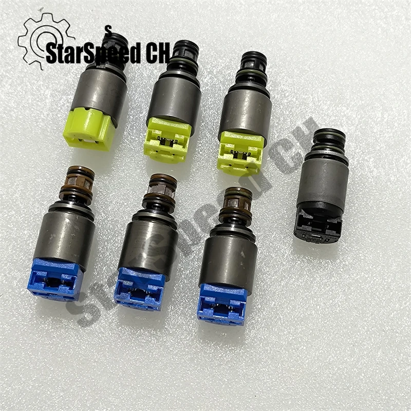 Genuine ZF6HP19 6HP26 Solenoid Kit Transmission Solenoid Valve 7 PCS/SET 1068298044 For BMW 128i X5 X4 Audi S4-S8 A4