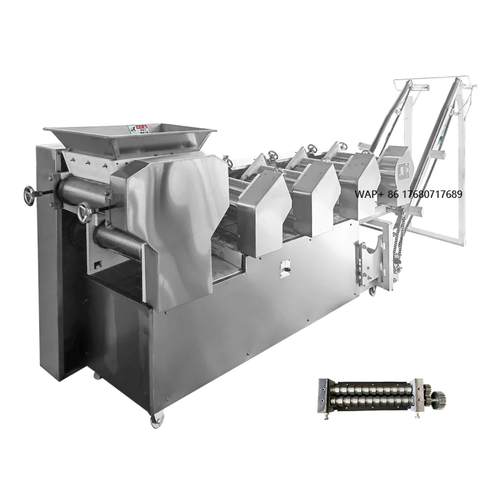 

Fully Automatic Electric Noodle Press & Cutting Machine with Gear for Dumpling and Samosa Making