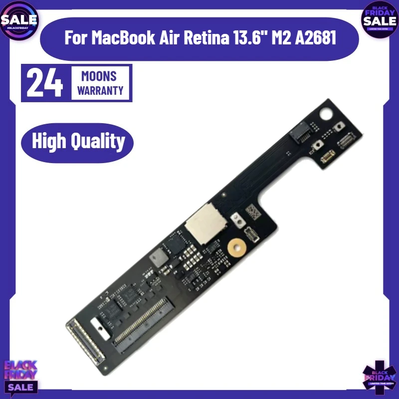 New Programmed Full Function for MacBook Air Retina 13.6 M2 A2681 Keyboard Control Board Keyboard Circuit Board