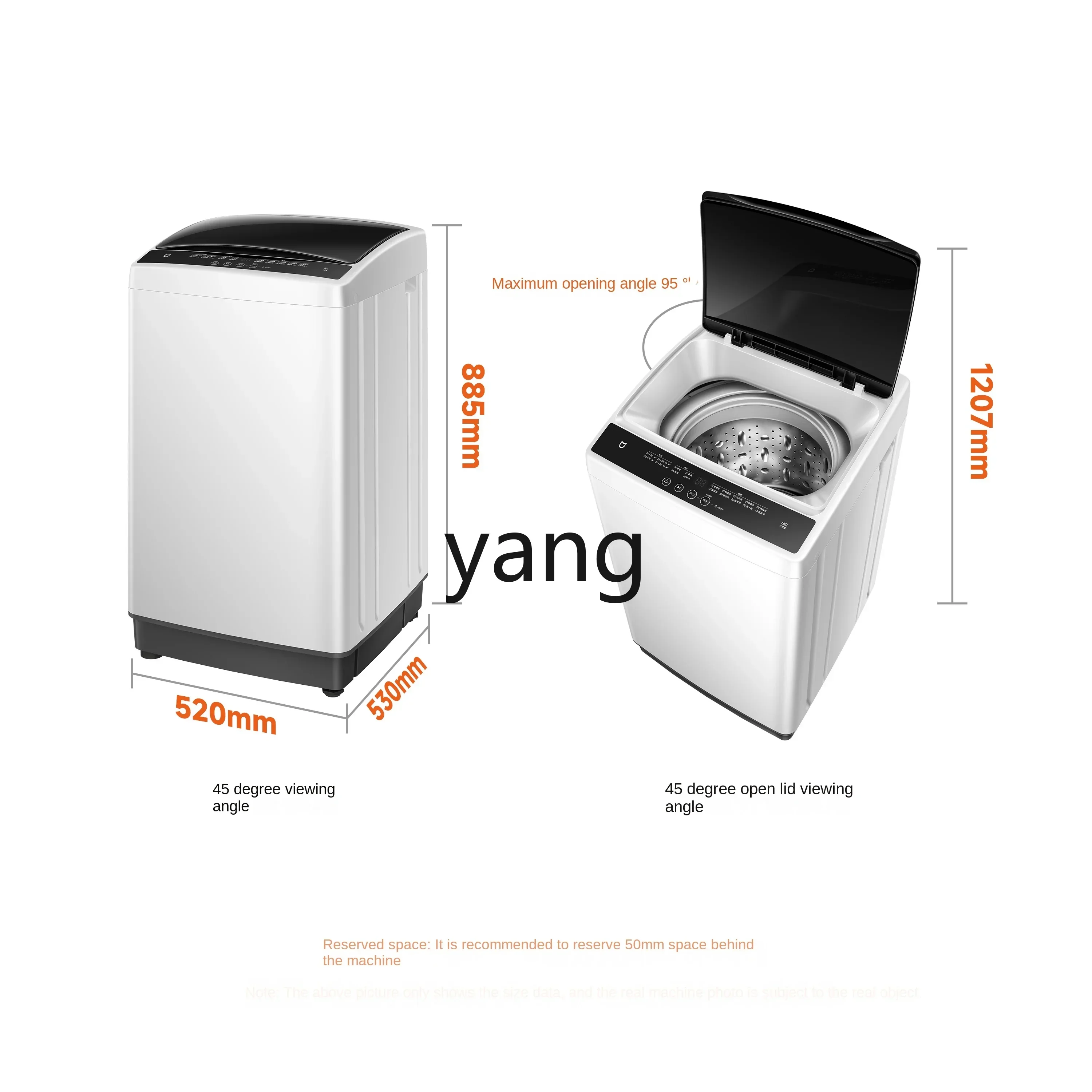 CX Small Automatic Impeller Rental Dormitory Home Large Capacity Washing Integrated