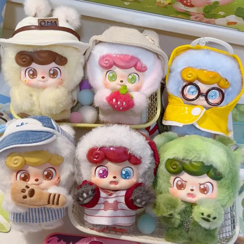 

Q.kid Активный отдых на свежем воздухе Серия Слепая коробка Kawaii Виниловая плюшевая загадочная коробка Q Дети Аниме Кукла Сумка Брелок Подвеска Игрушки-сюрпризы