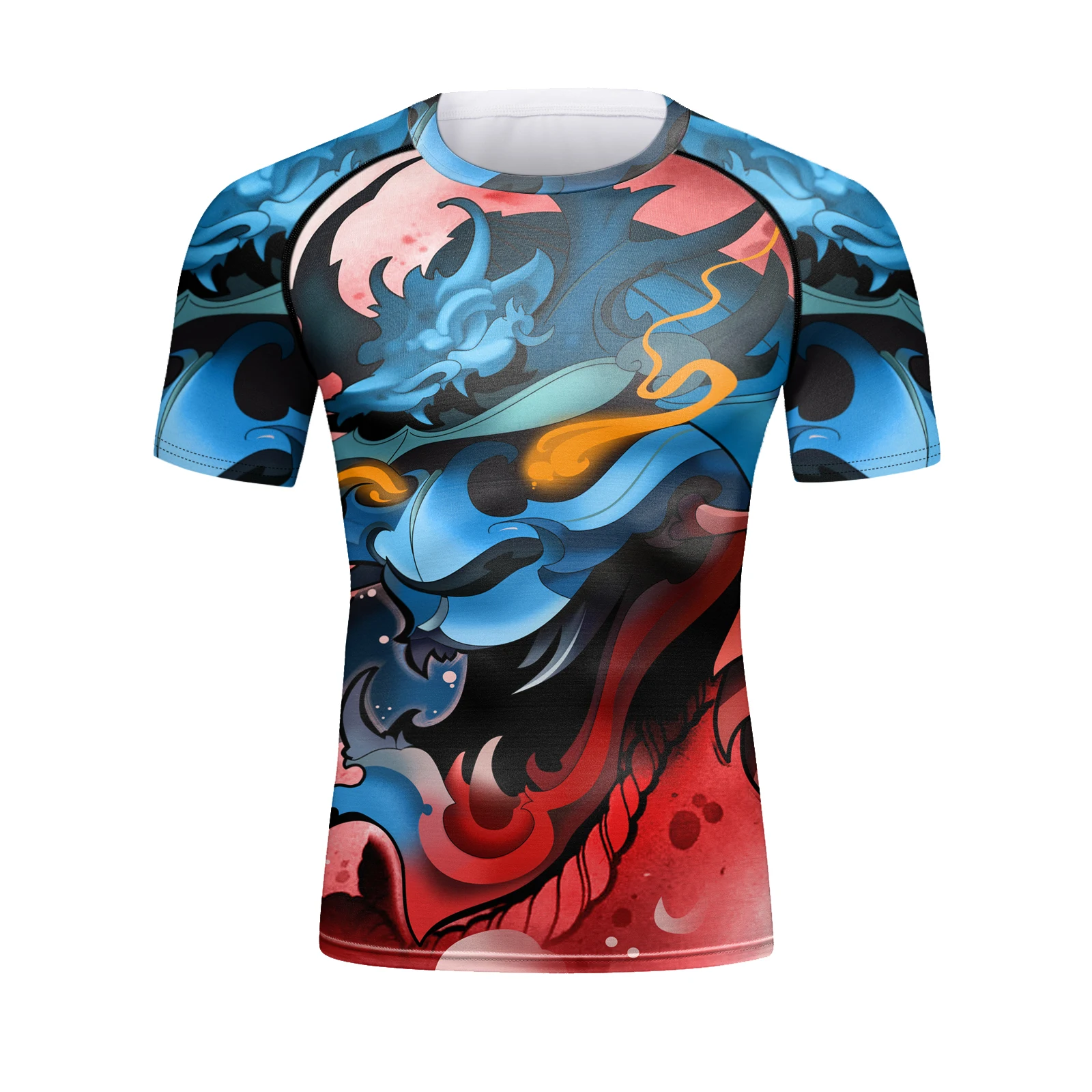 Men Style Rashguard Manufacturer Fitness Clothes Cody Lundin Short Sleeve Design Your Own Bjj MMA Rash Guard Compression T-shirt