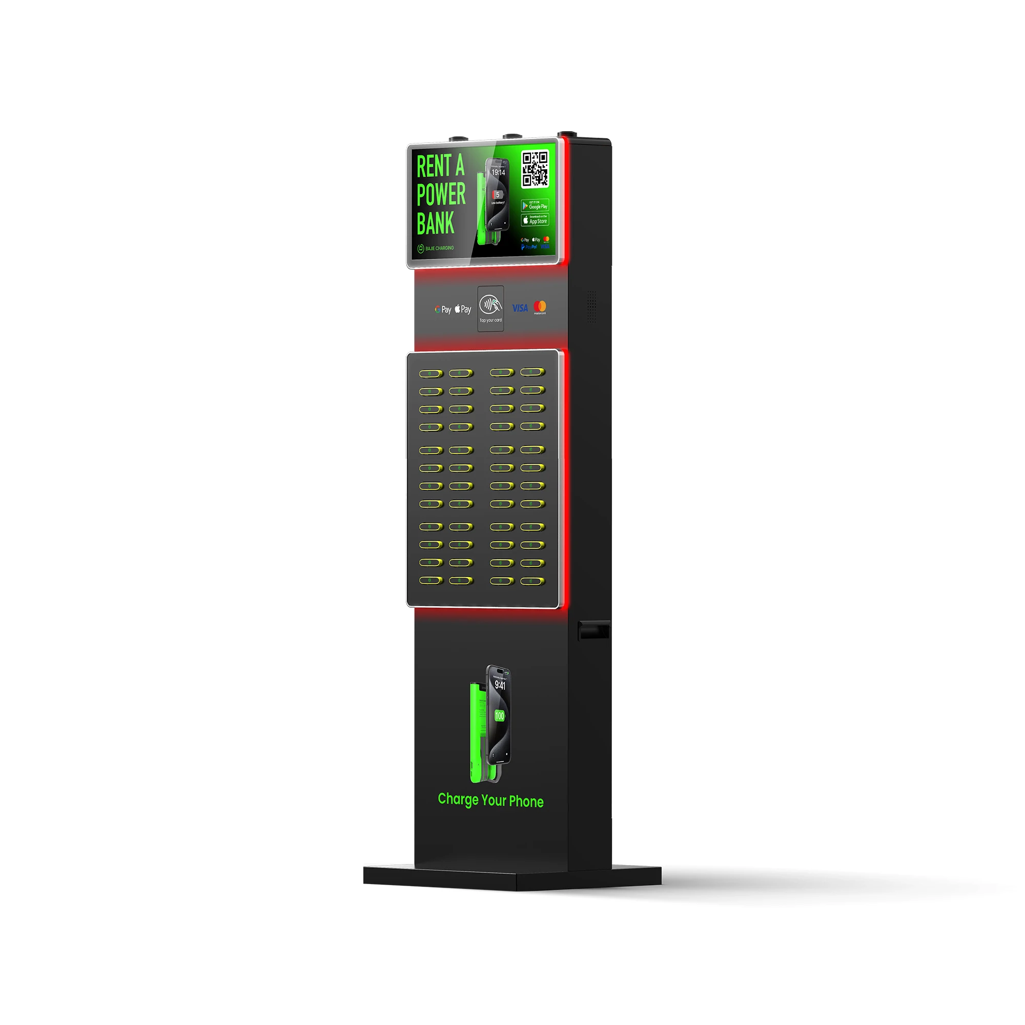 New Arrival Power Bank Charging Station with 48 Slots Smart Mobile Phone Powerbank Sharing Rental Station Fast Charger Machine