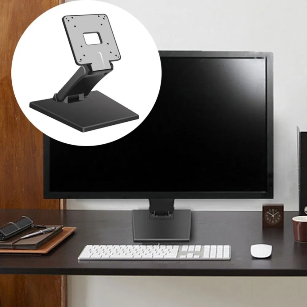 

Desktop Base Desktop Monitor Holder Folding Portable Computer Monitor Stand Thickening Increase Height Computer Booster Stand