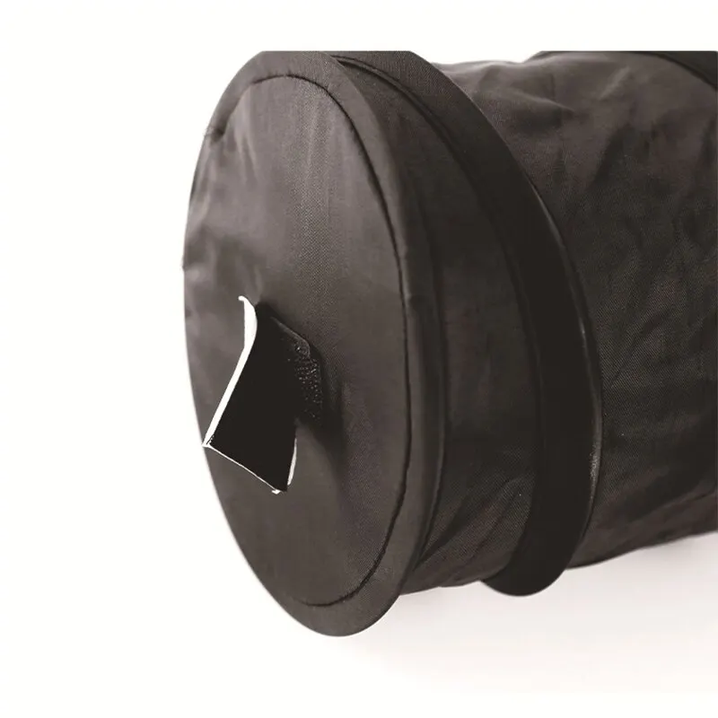 Car Trash Can Portable Durable Foldable Hanging Car Storage Bucket Chair Back Oxford Cloth Storage Bag Trash Can 1pc image 5