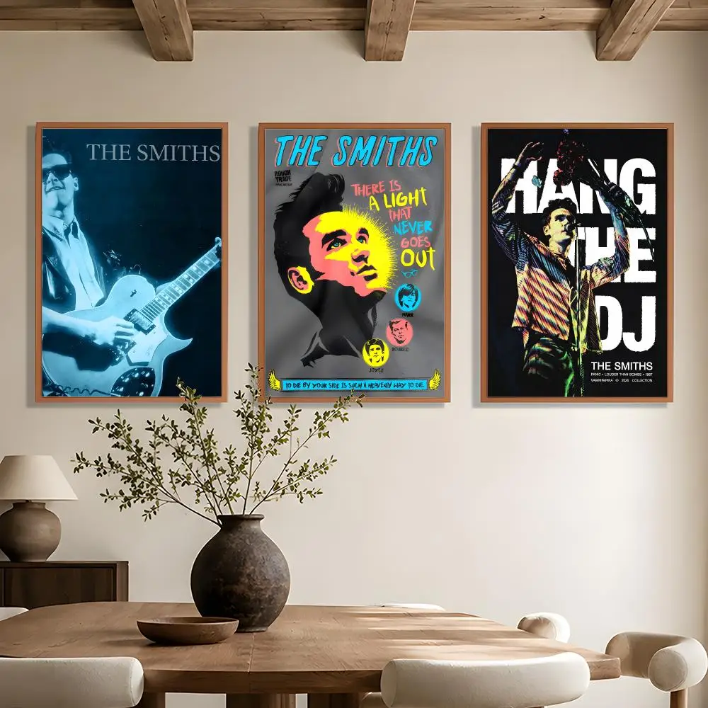 Indie Band T-The Smiths Poster Wall Art Poster HD Waterproof PP Print Bedroom Living Room Office Decor Gift