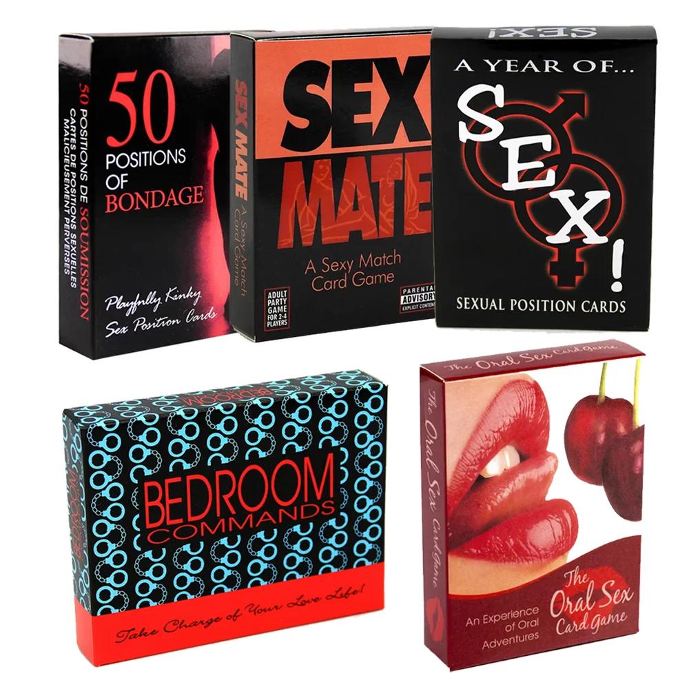 Adult Erotic Sex Card Games Sexual Positions Play Paper Cards Sex Sexy Game Cards Sets for Couple Postion Sex Toys For Couples